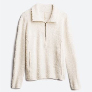 Golly Sherpa Fur Quarter Zip Pullover